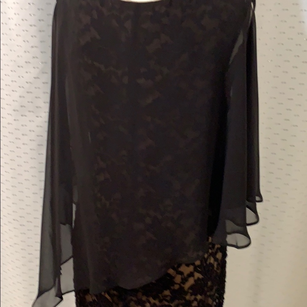 🌟Host Pick✨Connected Lace & Chiffon Popover Dress - Picture 5 of 10